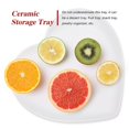 thumbnail image 4 of Dessert Tray Ceramic Heart Shape for Food Serving 1Pcs Ceramic Tray, 4 of 5