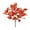 Red, variant on Kraoden Artificial Perilla Leaves for Home Decoration, Versatile Faux Plants for Living Room, Bedroom, and Office, Low Maintenance Decorative Greenery for Backgrounds and Landscaping