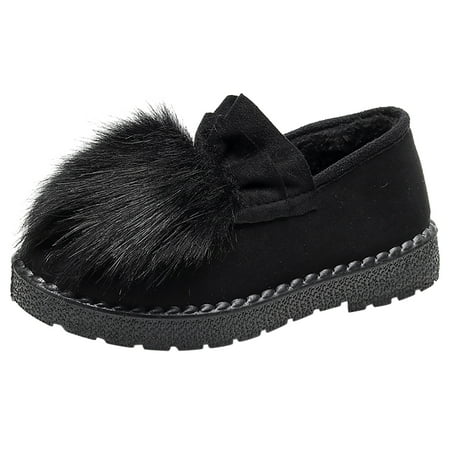 

Women Casual Shoes Winter Fashion Thickened Cotton Warm Cotton Shoes Comfortable Flat Bottoms Slip On