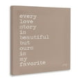 thumbnail image 4 of Stupell Industries Favorite Love Story Text & Numbers Painting Wrapped Canvas Art Print Wall Art, 30 x 30, 4 of 8