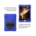 thumbnail image 5 of iPad Mini Case iPad Mini 1 2 3 Case Cover with 360 Degree Rotating Kickstand Hand Grip Strap Shoulder Strap ShockProof Rugged Protective Cover, 5 of 6