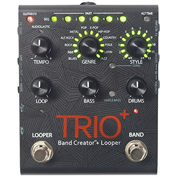 Digitech TRIOPLUS Band Creator and Looper  (691991001802)