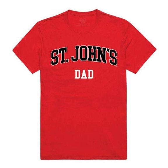 W Republic 548-152-RED-05 St Johns University College Dad T-Shirt, Red - 2XL