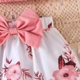 thumbnail image 6 of Rhuody outfits for baby girls 9-12 Months New One Shoulder Tank Top + Floral Print Skirt Set Short Sleeve Round Neck Cute Daily Wear Pink, 6 of 8