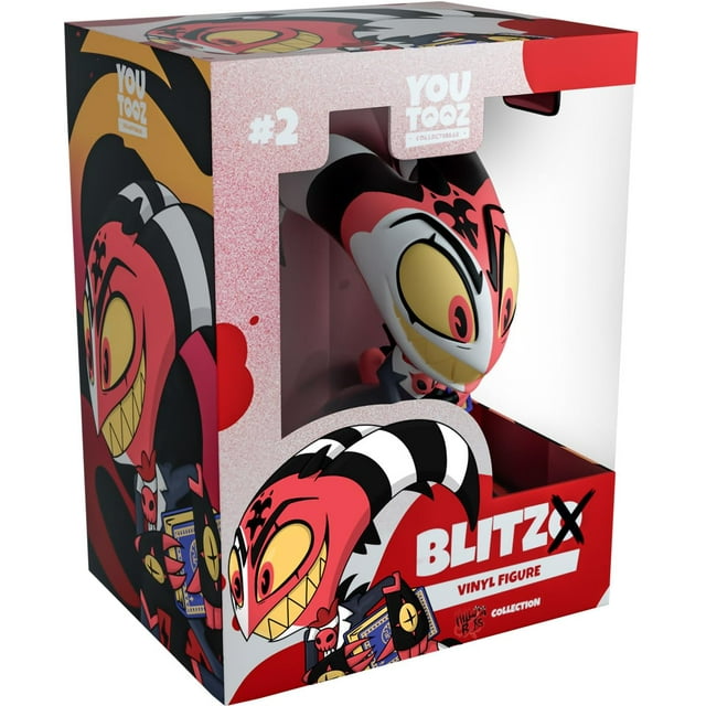 Figura de vinilo Youtooz Blitzo 4.3 Helluva Boss coleccionable