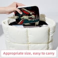 thumbnail image 6 of Crocodile Velvet Portable Jewelry Box with Removable Compartment - Ultimate Gift for Bracelet and Earring Organization, 6 of 7