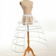 thumbnail image 4 of GRACEART Gothic Women Front Open Cage Crinoline Birdcage Petticoat Bustle Pannier Party, 4 of 5