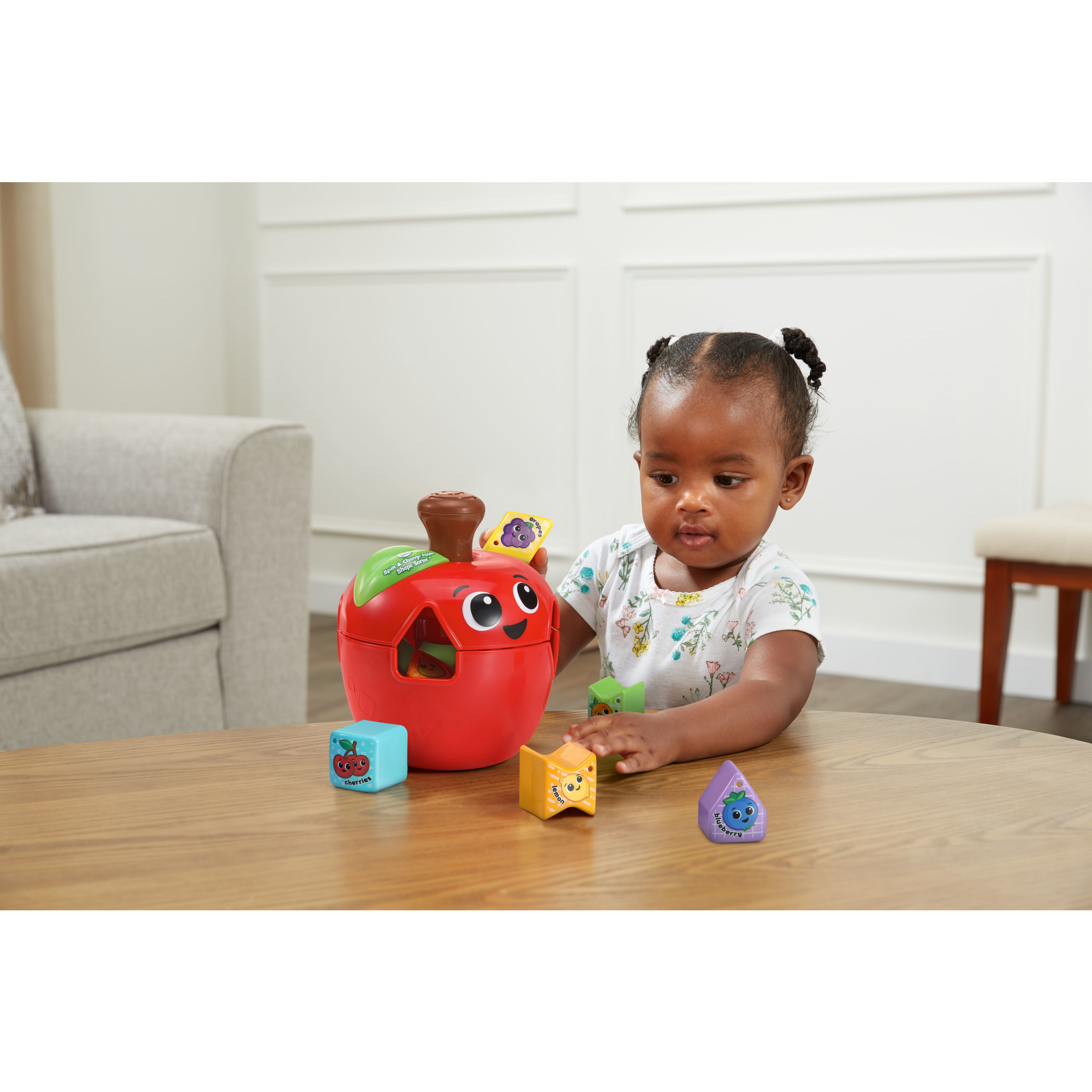 LeapFrog Spin & Change Apple Shape Sorter Toy photo 3