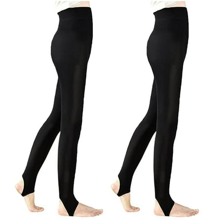 

BELLZELY Compression Socks for Women Clearance 2PC Fashion Women Pantyhose Solid Leggings Super Elastic Slim Casual Legging
