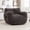 Dark Gray Fleece, variant on Hemvt Giant Bean Bag Chair with Armrests, High-Density Foam Lazy Sofa for Adults, Plush Teddy Fabric Comfy Reading Couch for Living Room & Bedroom