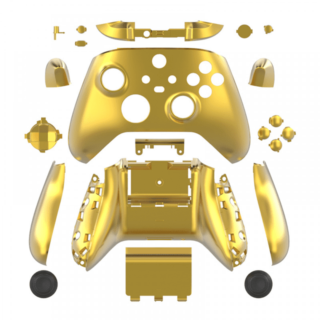 Electroplated Shell Replacement Kit for Xbox Series X/S Controller - Enhance Your Gaming Controller with a Stylish Makeover