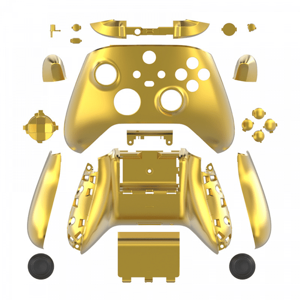 Kit de sustitución de carcasa electrochapada para mando Xbox Series X/S: mejora tu mando de videojuegos con un elegante cambio de imagen