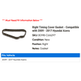 thumbnail image 2 of Right Timing Cover Gasket - Compatible with 2009 - 2017 Hyundai Azera 2010 2011 2012 2013 2014 2015 2016, 2 of 2