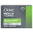 thumbnail image 1 of Barra corporal y facial DOVE MEN + CARE Extra Fresh 90 g, 48 unidades, 1 of 6