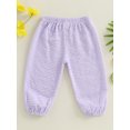 thumbnail image 6 of BemeyourBBs Kids Girls Boys Jogger Pants Loose Plaid Print Elastic Waist Trousers, 6 of 9