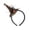 A003- Brown, variant on Witch Hat Headband 8 Inch Spooky Halloween Decor Halloween Party Supplies Party Accessories for Events Spooky Halloween Decorations Black Orange, 1 Pack