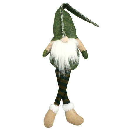 - Santa Claus Doll, EEEKit Christmas Santa Claus Long Leg Gnome Plush Doll Toy Indoor Home Desktop Table Collectible Ornaments Decoration