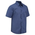 thumbnail image 4 of Red Kap Men's Short Sleeve Mini-Plaid Uniform Shirt, 4 of 6