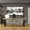 thumbnail image 4 of CDDposter Large Size Frame Wall Art for Living Room - Abstract Artwork Minimalist Painting Modern Black and White Canvas Picture Boho Gray Wall Art, 4 of 6