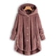 thumbnail image 3 of Abrigo de otoño invierno para mujer, cálido abrigo de oso de peluche, chaqueta de lana, abrigo de felpa para mujer, chaqueta con capucha, nuevos abrigos para mujer, chaqueta de Color sólido, 3 of 3