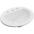thumbnail image 3 of Proflo Pf19168 Rockaway 19' Oval Vitreous China Drop In Bathroom Sink White, 3 of 3