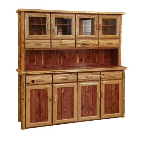 Furniture Barn Usa Rustic Red Cedar Log 4 Door Hutch And Buffet