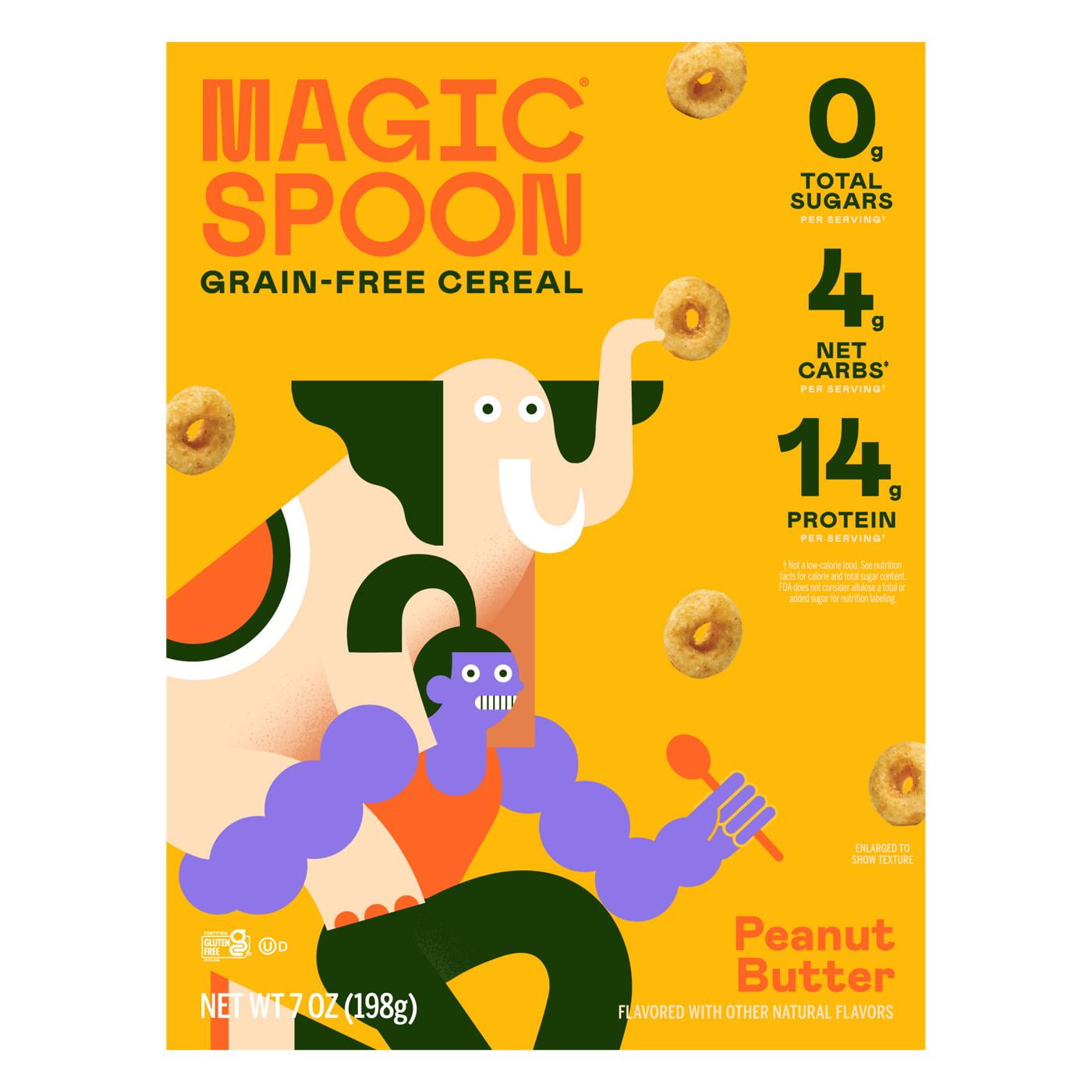 Magic Spoon Grain-Free Peanut Butter Cereal, 7 oz - 1PK-1