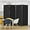 Black, variant on Room Divider 4 Panel Folding Privacy Screens with 3 Wider Feet Portable Wall 6FT Partition Room Dividers as Dressing Screen，Wall Divider for Home Office Children's Separate Rooms,Blue