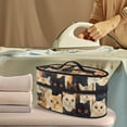 thumbnail image 2 of HELLHERO Cats Dustproof Travel Iron Organizer Polyester (11.8x6.69x5.5 In), Bag Only, 2 of 6