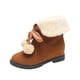 thumbnail image 1 of Botas de nieve para mujer con tacón aumentado, aislamiento, de longitud media, para correr, estilo vaquero, 1 of 8