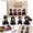 Gothic Style, variant on DIY Skull Miniature Figurine Kit Multicolored Plastic Bead Craft Set With 4 Unique Skull Models String And Instructions Beginner Friendly Desk Decor Gift For Teens And Adults 6 cm Tall