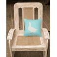 thumbnail image 2 of Carolines Treasures BB8072PW1818 Roman Goose Blue Check Fabric Decorative Pillow, 18 x 18 in., 2 of 2