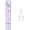 Purple, variant on Electric Hair Trimmer for Women, IPX7 Waterproof 2-in-1 Dual Head Rechargeable Shaver, Painless Epilator for Face Underarms Legs and Bikini Area Y85-pink