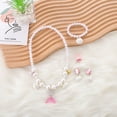 thumbnail image 2 of Mermaid Necklace Bracelet Set Mermaid Jewelry Kit Included Shell Necklace Bracelet Ring Earrings Organza Bags for Mermaid Party Costume Jewelry Supplies, 2 of 2