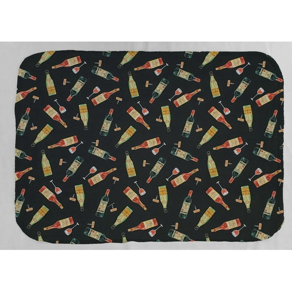 Beer or Wine Dish Drying Mat by Penny's Needful Things (Gray) Bottles & Corkscrews