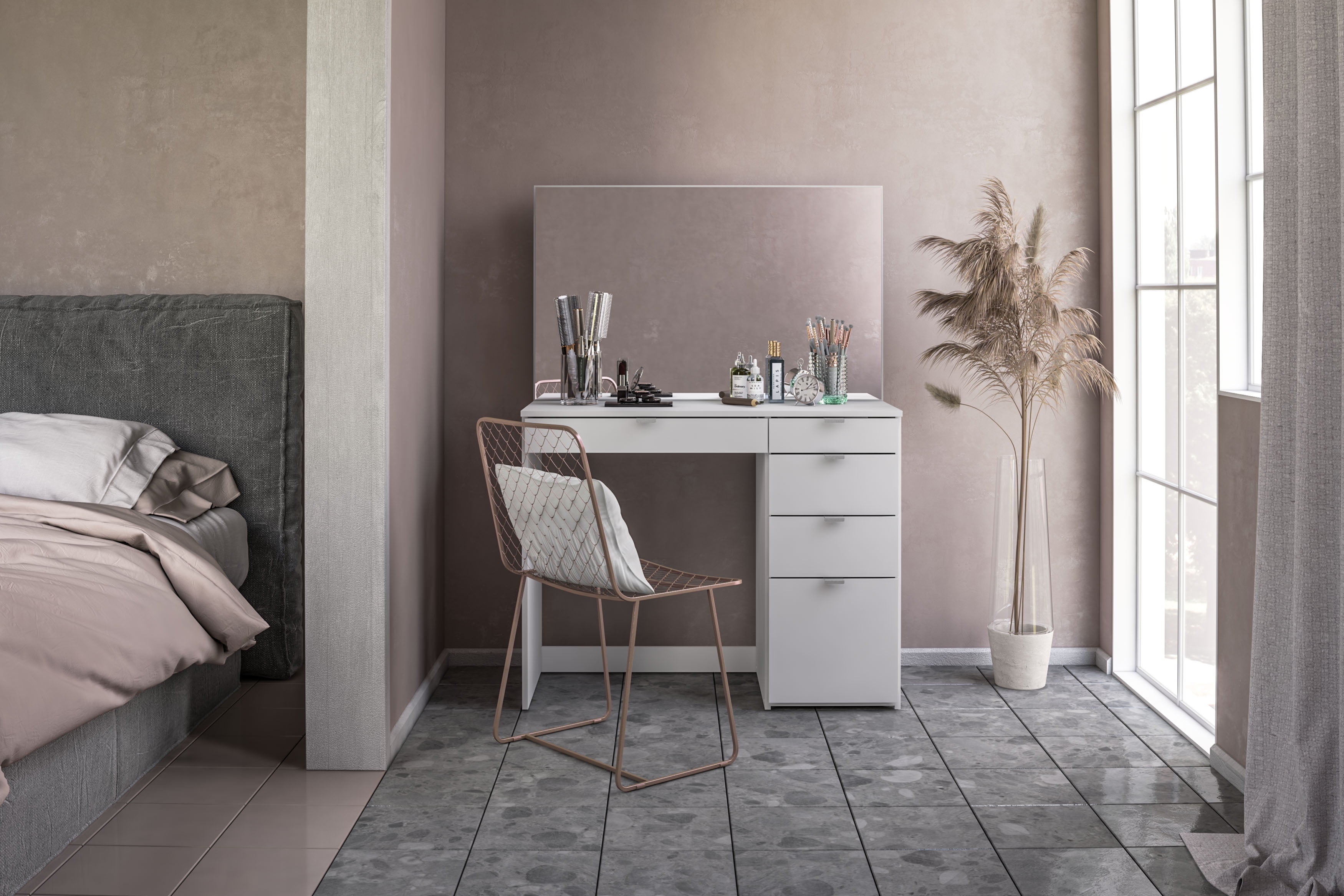Polifurniture linden 2024 modern vanity table