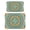 White-517, variant on 2 Pack Zen Meditation Coffee Mat Set - Mystic Ethnic Design, Ultra Absorbent & Quick-Evaporating Mat