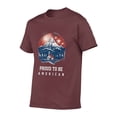 thumbnail image 2 of Generic Vintage T-Shirts Proud to be American Gildan Men's Short Sleeve T-Shirt 180g, 2 of 8