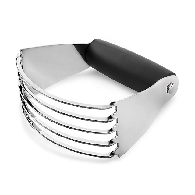 Batidora de masa profesional, cortador de repostería de acero inoxidable, batidora de repostería resistente y cortador de masa con cuchillas Xemadio WMSS-253