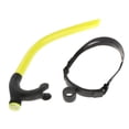 thumbnail image 2 of Lap Swimming Wet Snorkel Diving Breath Tube Snorkeling Center Mount Mouthpiece Yellow, 2 of 8