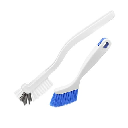 

Tarmeek Cleaning Supplies 2 PCS Cleaning Brush Small Stiff Scrub Brush for Cleaning Sink Bathroom Kitchen Edge Corner Grout Cleaning Brushes Window Track Cleaning Brush Household Essentials