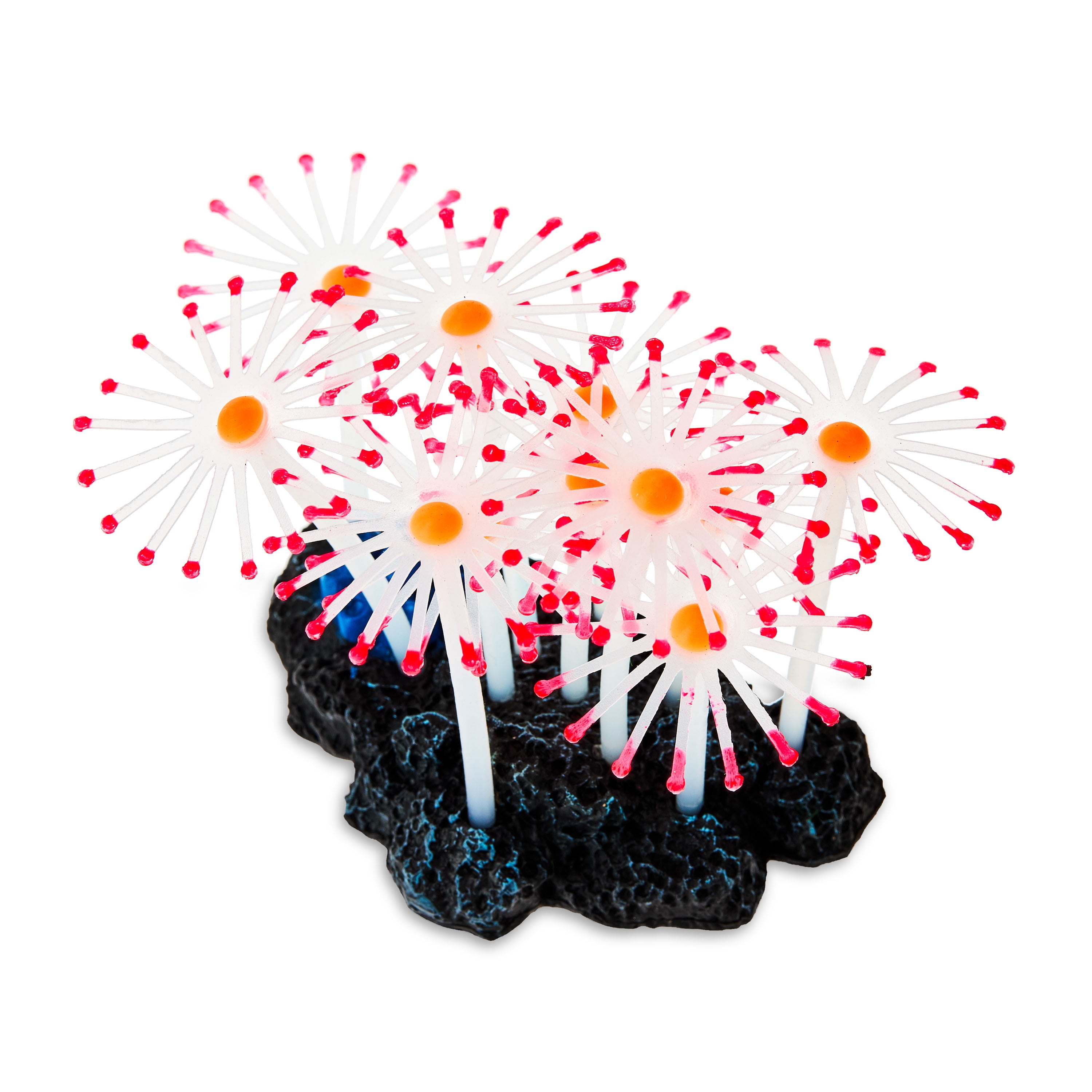 Vibrant Life Glows in Blue Light Star Polyp Aquarium Decor, Multicolor