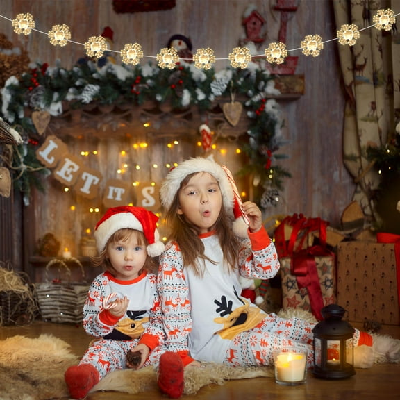 Raindrops Reusable Snowflake ng Light on Copper Wire for Xmas Party and Home Decor