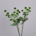 thumbnail image 7 of Artificial Allium Ball Flowers Bouquet Faux Floral Arrangement Tall Pom Pom Fake Greenery Stems for Home Tabletop Vase Decor, 7 of 7
