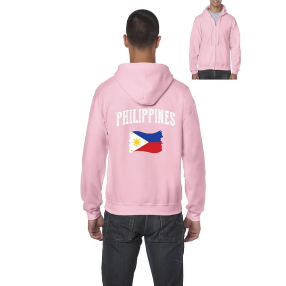 Mens Philippines Full-Zip Hooded Sweatshirt