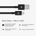 thumbnail image 2 of Cable Beats USB-A a USB-C Trenzado 1.5 m Paquete de 2 Carga Rápida, 2 of 6