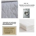 thumbnail image 6 of Summer Blanket Bed Blanket Skin Friendly Plain Print Washed Cotton Bed Blanket Cool Comforter Hot Sleeping Summer Comforter Ventilated Comforter Light Blanket, 6 of 7