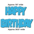 thumbnail image 3 of VictoryStore Sky Blue EZ Happy Birthday Display, Sky Blue Easy Setup Birthday Decorations, 19862, 3 of 9
