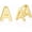 A-Gold Plated, variant on 14K Gold Plated Initial Stud Earrings for Women Hypoallergenic 925 Sterling Silver Letter Earrings Trendy Monogram Jewelry Gifts for Her