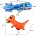 thumbnail image 5 of ZHAOCHENG Pistola de agua inflable portátil 2 en 1 con forma de dinosaurio y tiburón para piscina y playa, 5 of 5